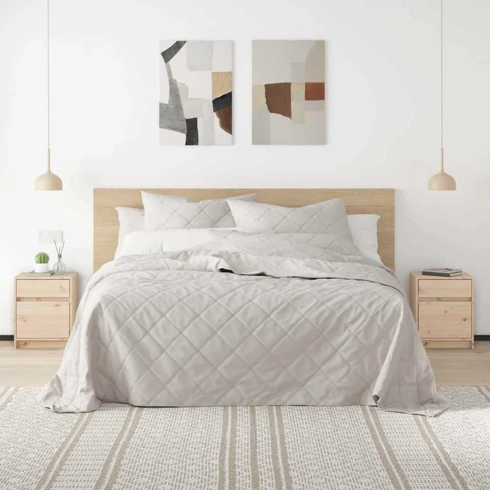 Naktinės spintelės, 2vnt., 40x31x50cm, pušies medienos masyvas