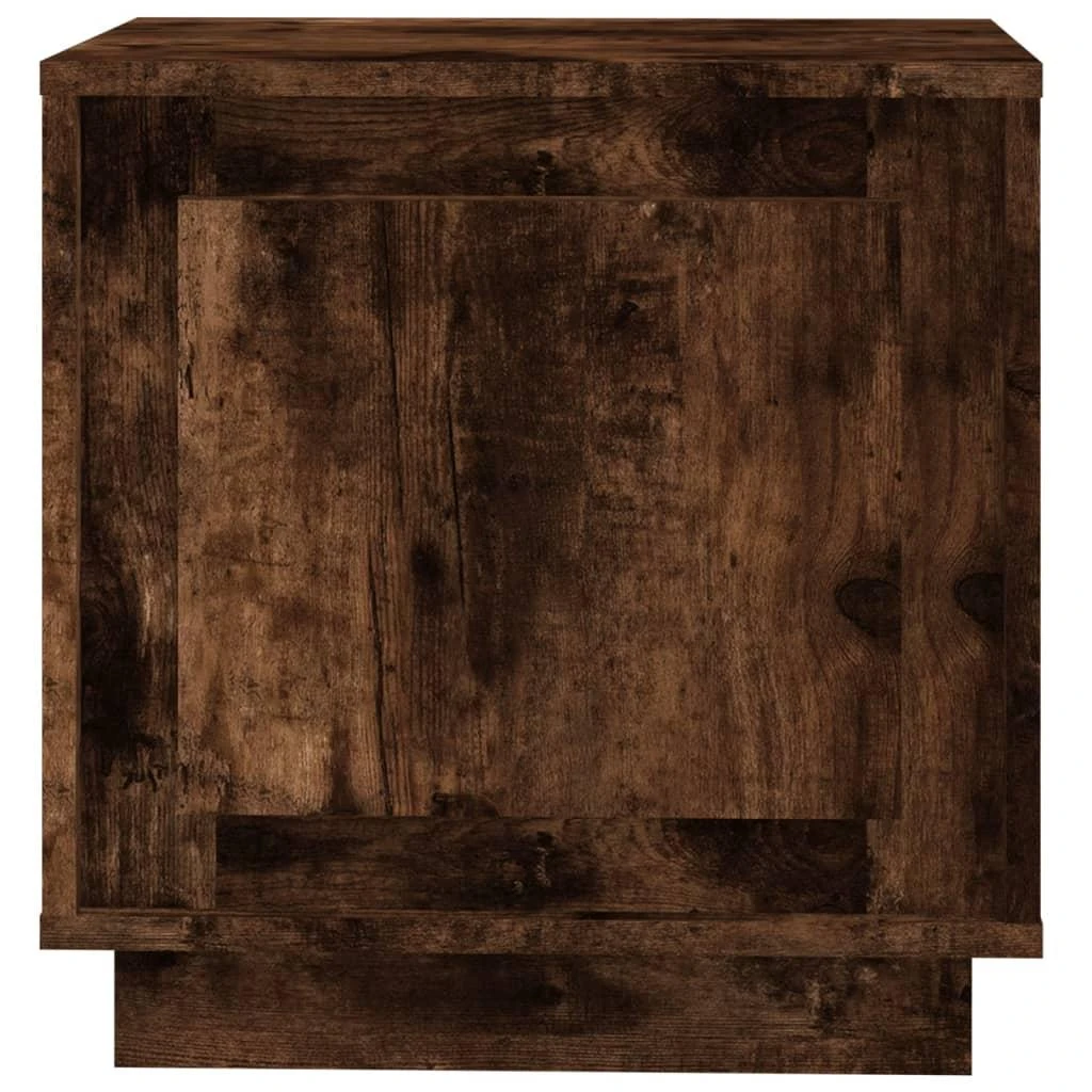 Naktinės spintelės, 2vnt., dūminio ąžuolo, 44x35x45cm, mediena
