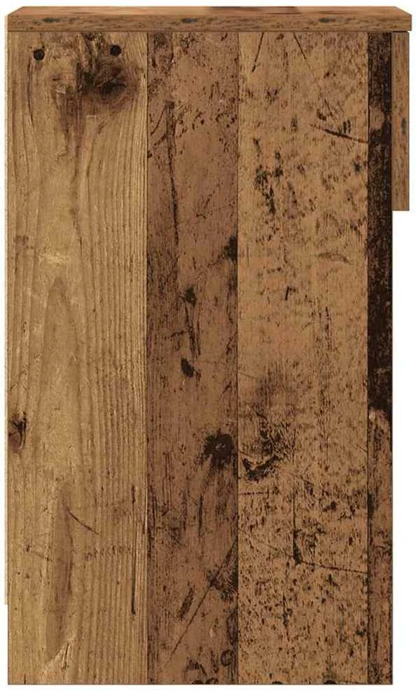 Naktinės spintelės su stalčiumi, 2vnt., medienos, 20x36x60cm