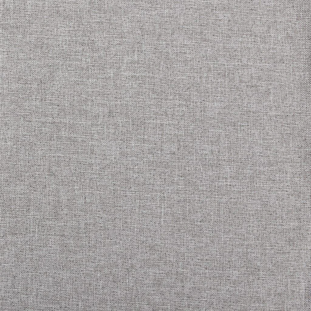 Naktinės užuolaidos su kabliukais, 2vnt., pilkos, 140x225cm