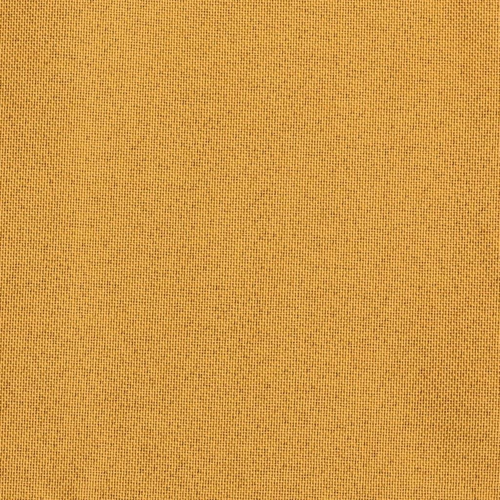 Naktinės užuolaidos su kilputėmis, 2vnt., geltonos, 140x175cm