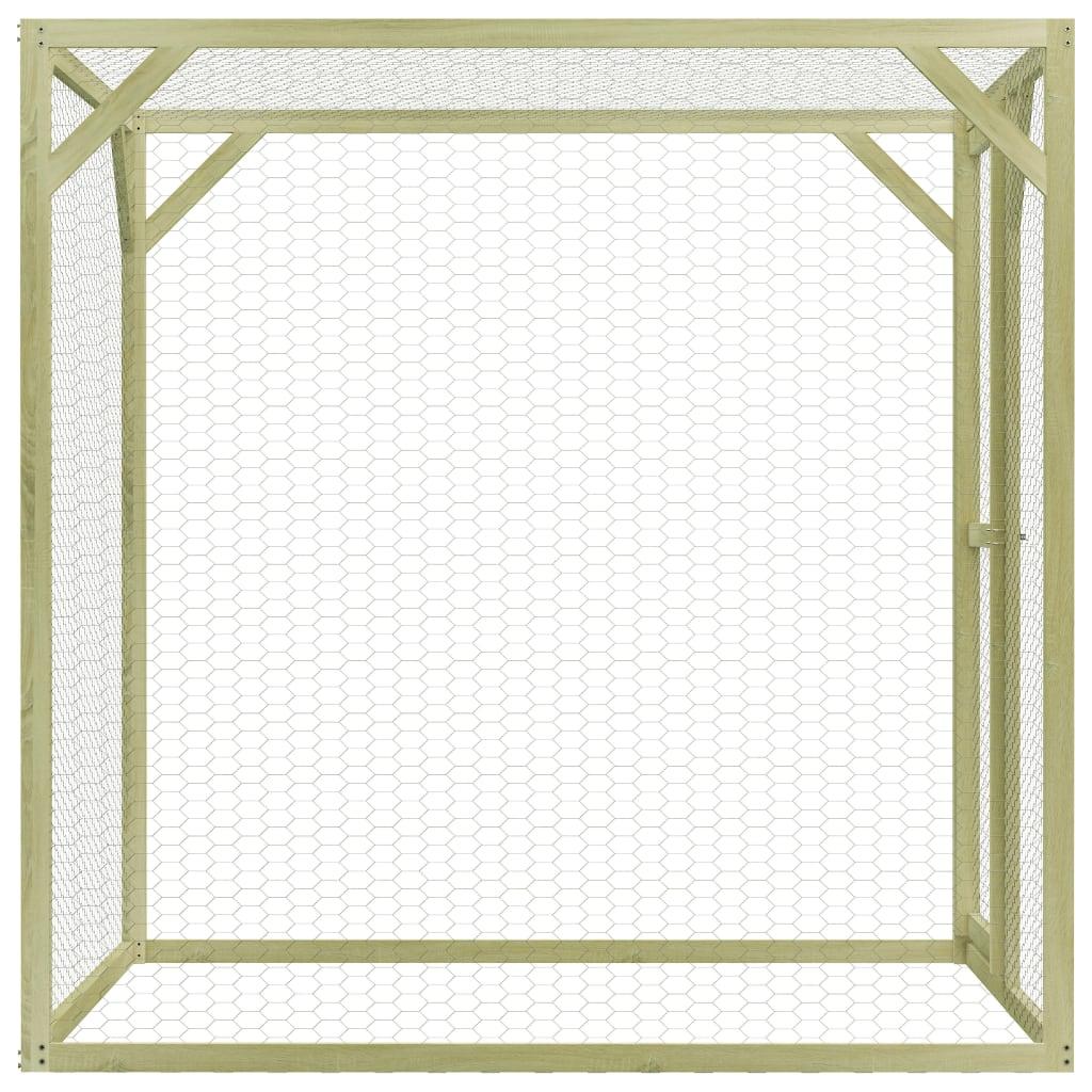 Narvas viščiukams, 1,5x1,5x1,5m, impregnuota pušies mediena