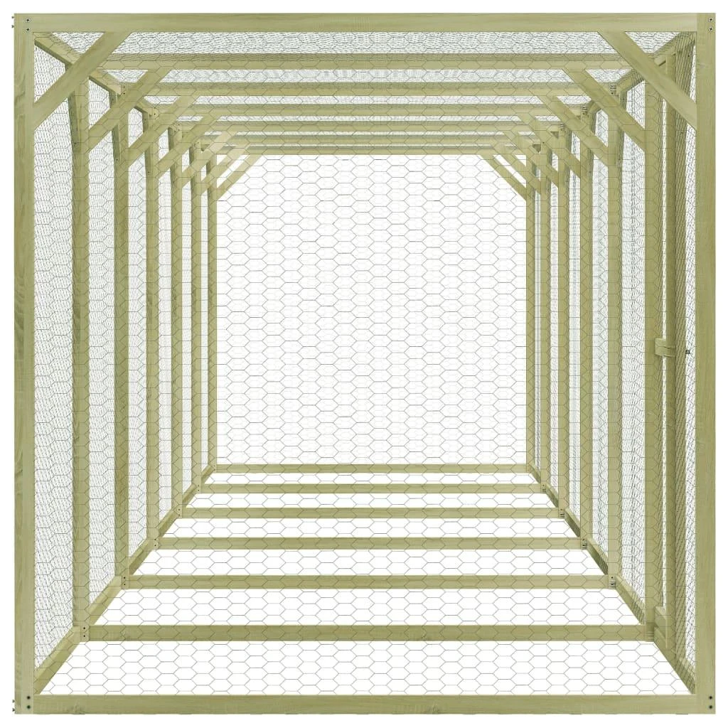 Narvas viščiukams, 1,5x9x1,5m, impregnuota pušies mediena