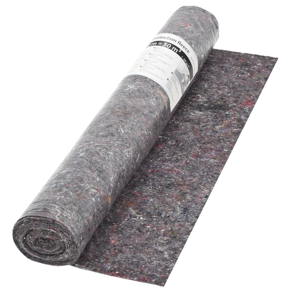 Neslyst. apsaug. kilim., dažymo d., vilna, 50m, 180g/m², pilkas