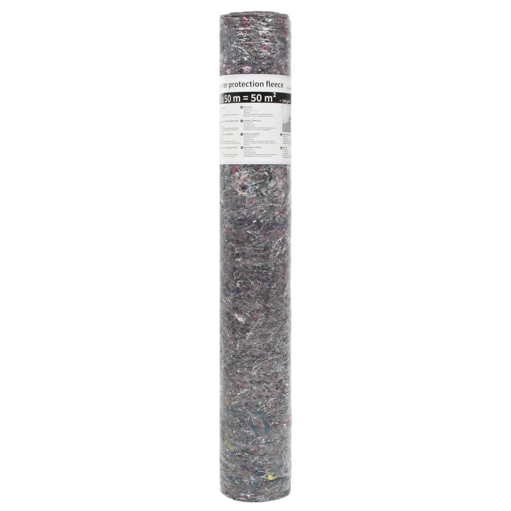 Neslyst. apsaug. kilim., dažymo d., vilna, 50m, 180g/m², pilkas