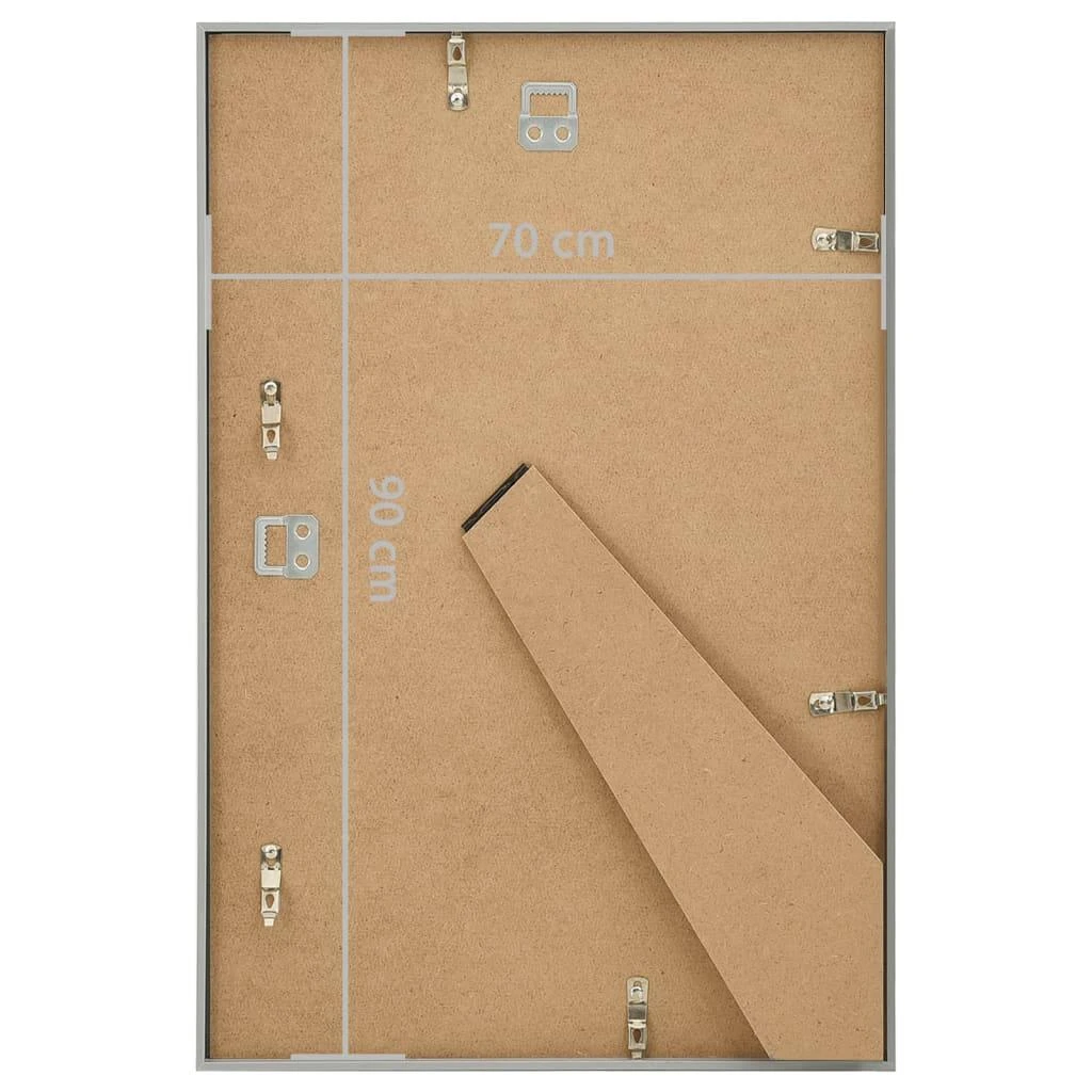 Nuotraukų rėmelis Nuotraukų rėmeliai-koliažai, 5vnt., sidabriniai, 70x90cm, MDF