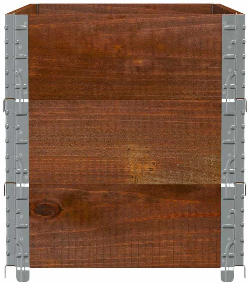 Padėklų apvadai, 3vnt., rudi, 100x50cm, pušies medienos masyvas