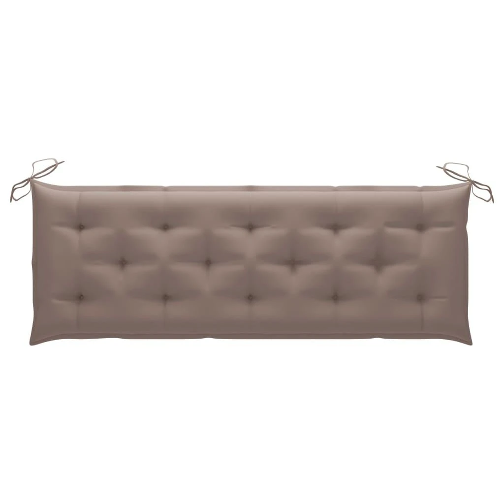 Sodo suoliuko pagalvėlė, taupe, 150x(50+50)x7cm, audinys