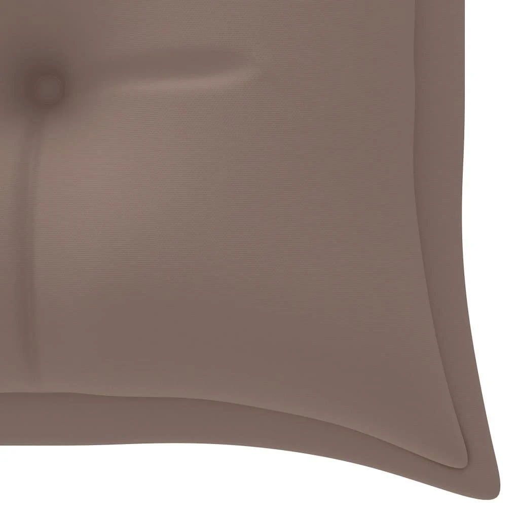 Sodo suoliuko pagalvėlė, taupe, 150x(50+50)x7cm, audinys