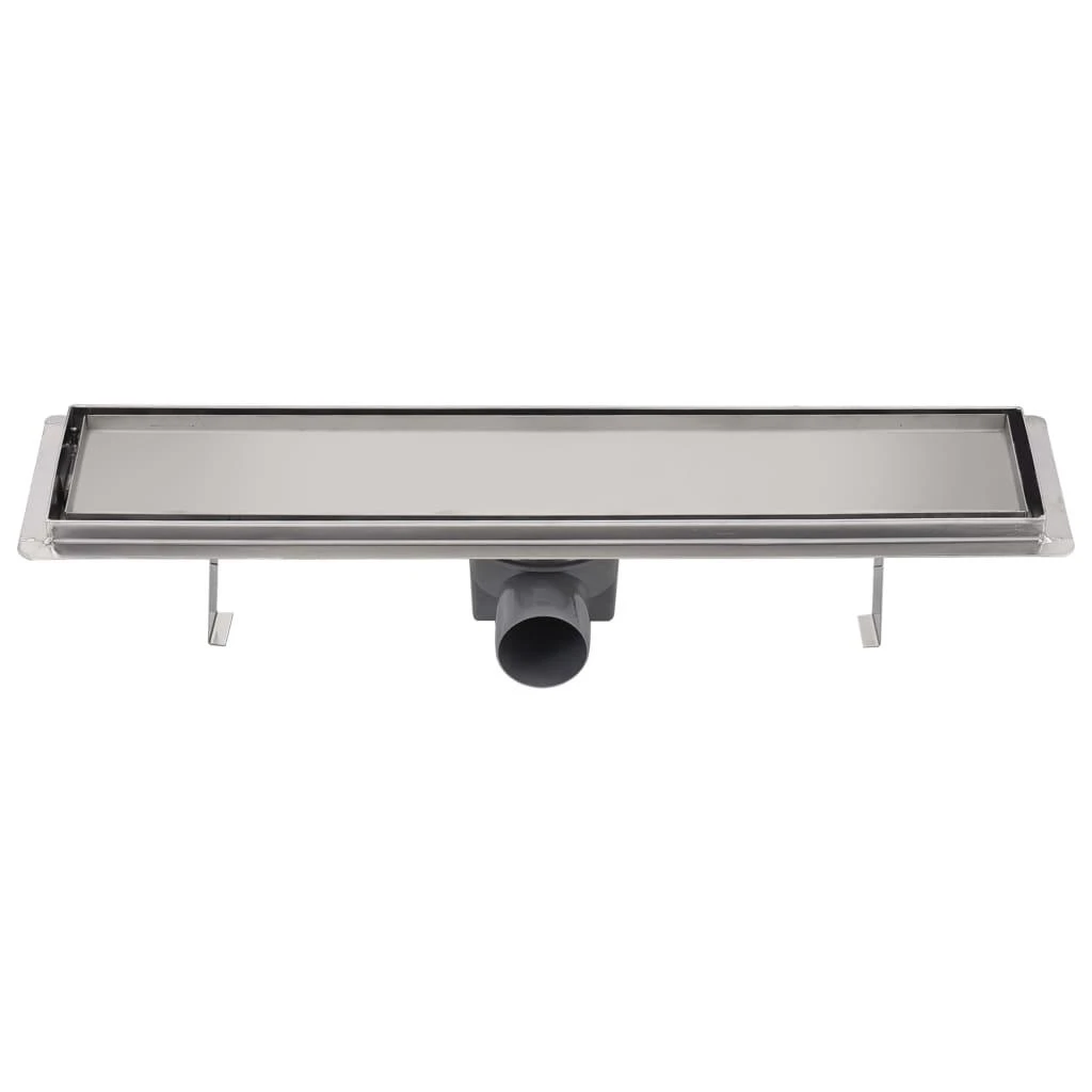 pailgas dušo latakas, nerūdijančio plieno, 530x140 mm