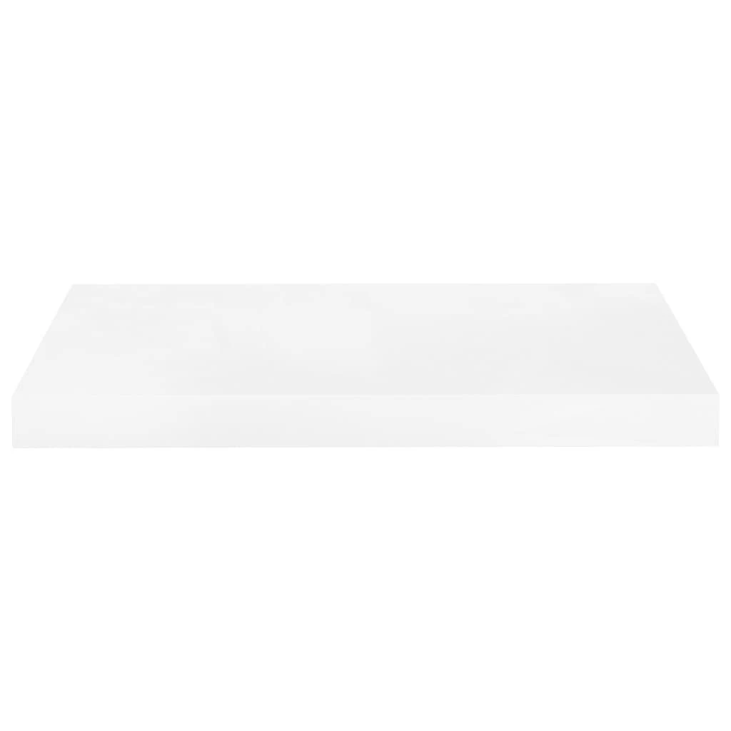 Pakabinama sieninė lentyna, balta, 50x23x3,8cm, MDF, blizgi