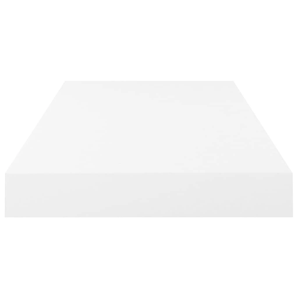 Pakabinama sieninė lentyna, balta, 50x23x3,8cm, MDF, blizgi