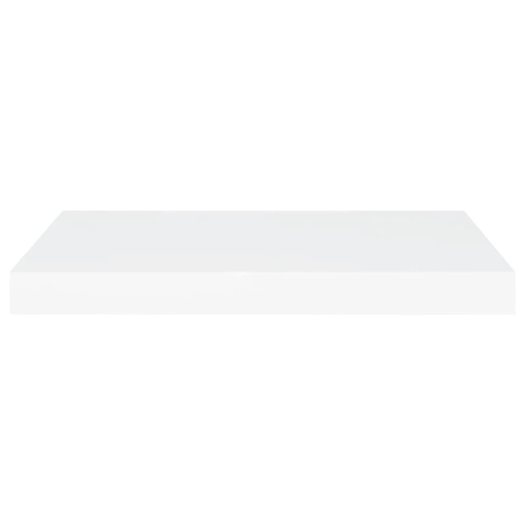 Pakabinama sieninė lentyna, baltos spalvos, 60x23,5x3,8cm, MDF