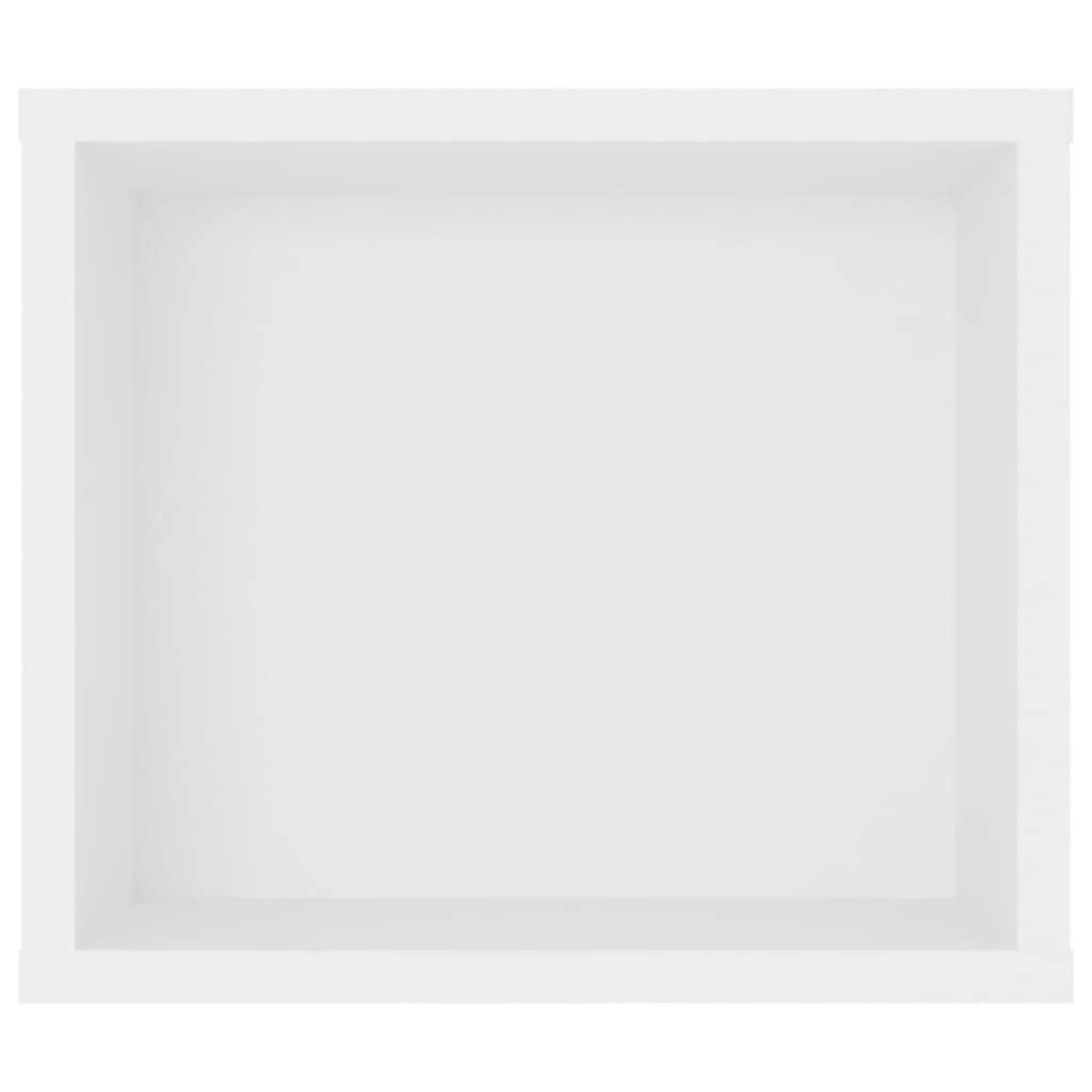 TV staliukas Pakabinama TV spintelė, balta, 100x30x26,5cm, mediena