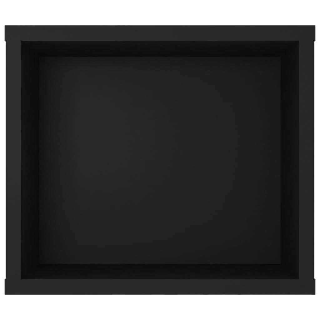 TV staliukas Pakabinama TV spintelė, juoda, 100x30x26,5cm, mediena