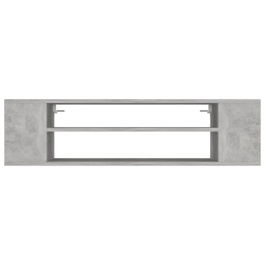 TV staliukas Pakabinama TV spintelė, betono pilka, 100x30x26,5cm, mediena