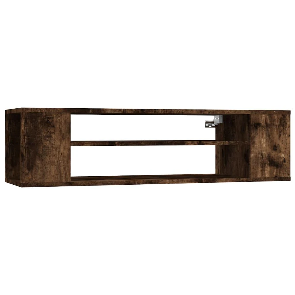 TV staliukas Pakabinama TV spintelė, dūminio ąžuolo, 100x30x26,5cm, mediena