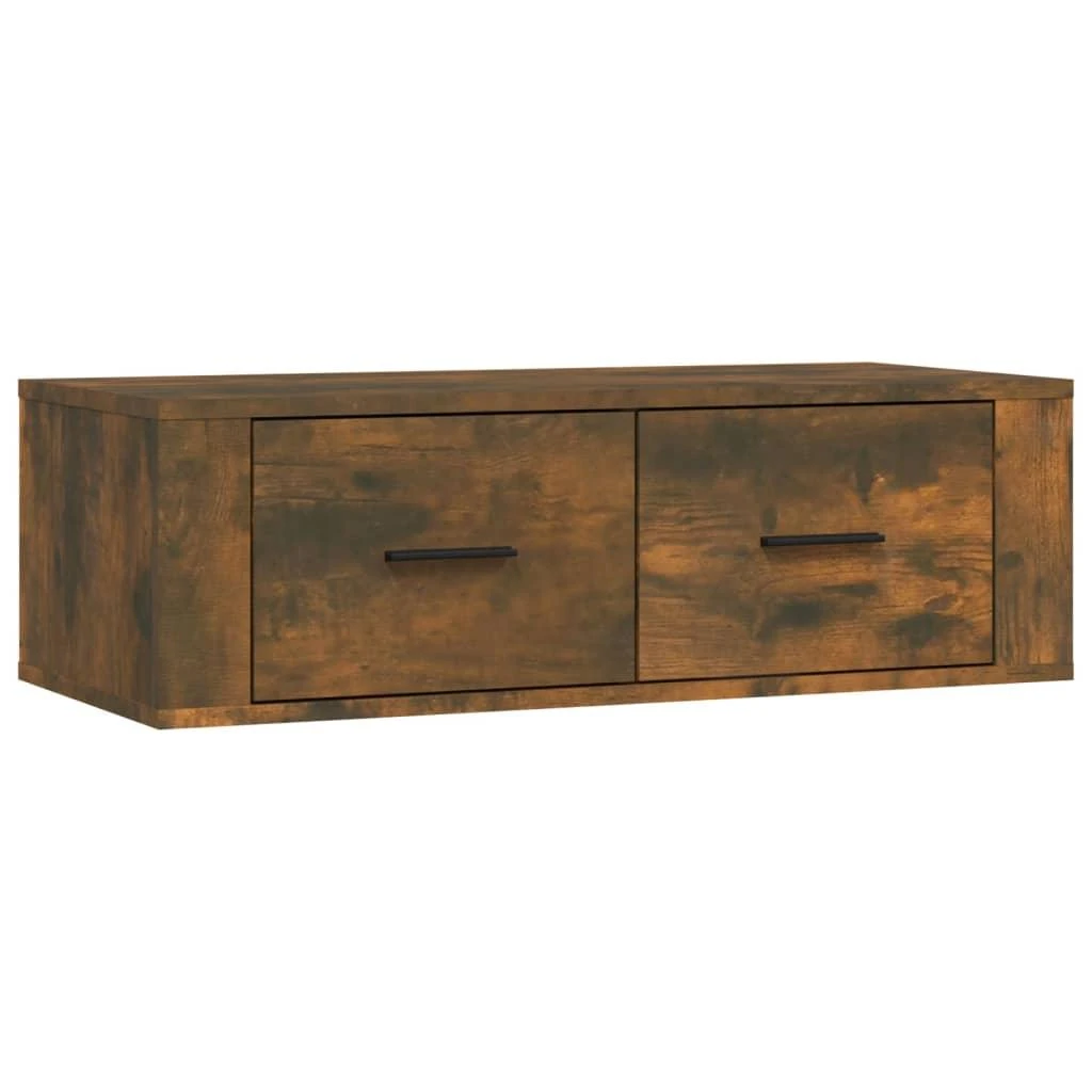 TV staliukas Pakabinama TV spintelė, dūminio ąžuolo, 80x36x25cm, mediena