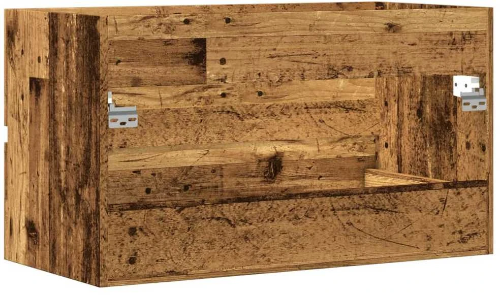 Pakabinama vonios spintelė, medienos, 80x38,5x45cm, mediena