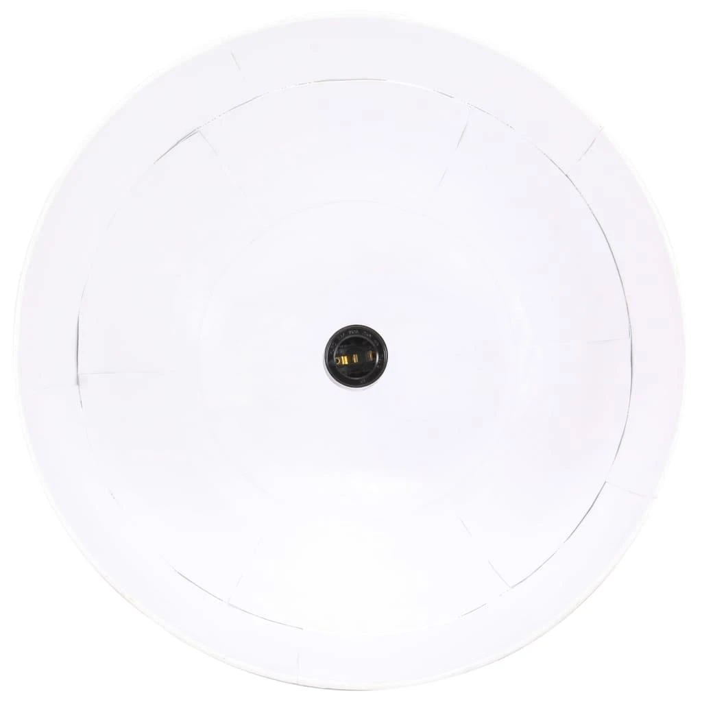 Pakabinamas šviestuvas, baltas, 41cm, 25W, apskritas, E27
