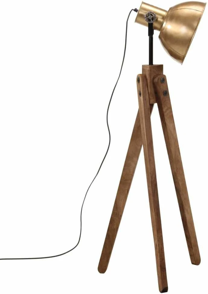 Pakabinamas šviestuvas Toršeras, žalvario, 45x45x120cm, 25W, E27, senovinis