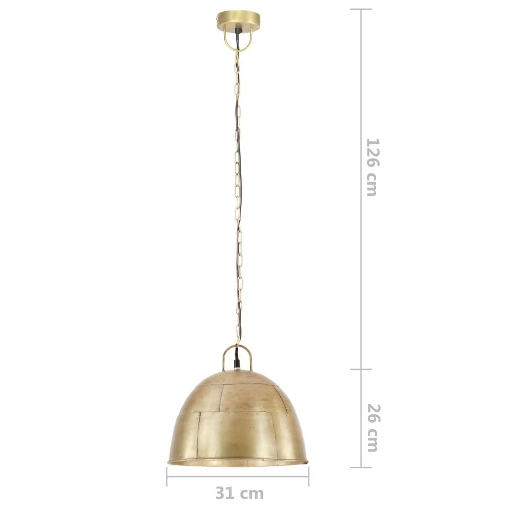 Pakabinamas šviestuvas, žalvario, 31cm, 25W, apskritas, E27