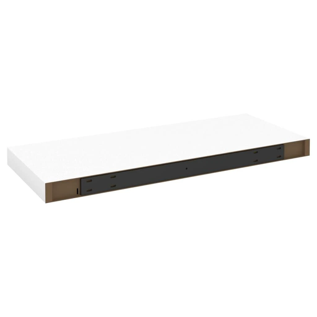Pakabinamos lentynos, 2vnt., ąžuolo/baltos, 60x23,5x3,8cm, MDF