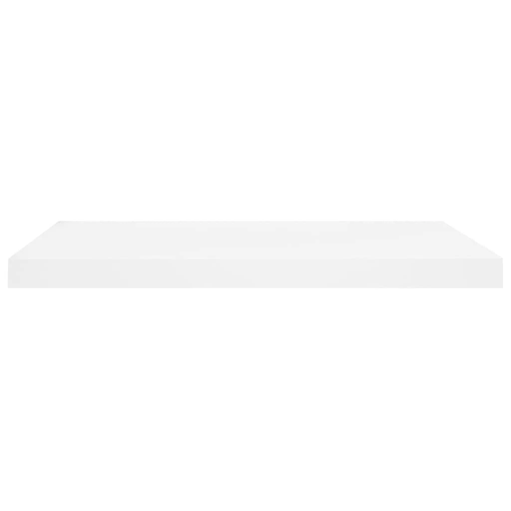 Pakabinamos lentynos, 2vnt., ąžuolo/baltos, 60x23,5x3,8cm, MDF