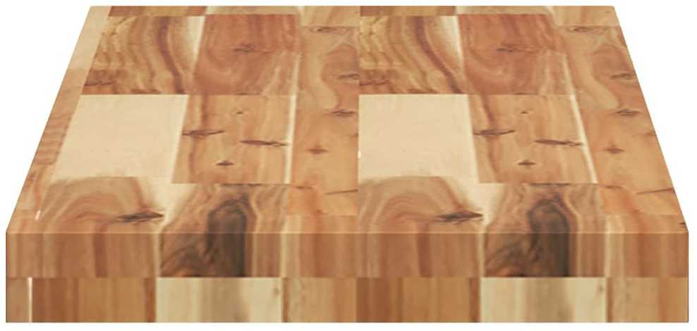 Pakabinamos lentynos, 3vnt., 100x30x4cm, akacijos masyvas