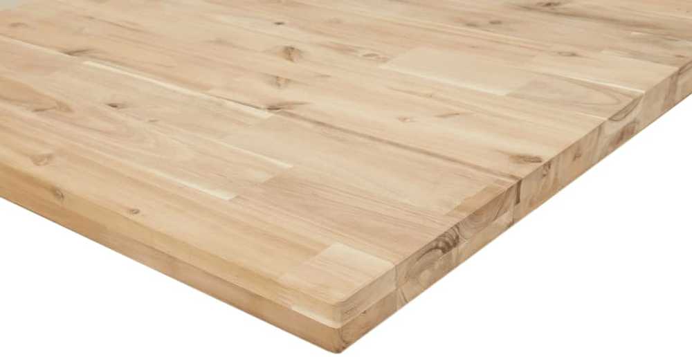 Pakabinamos lentynos, 4vnt., 120x40x4cm, neapdorota akacija