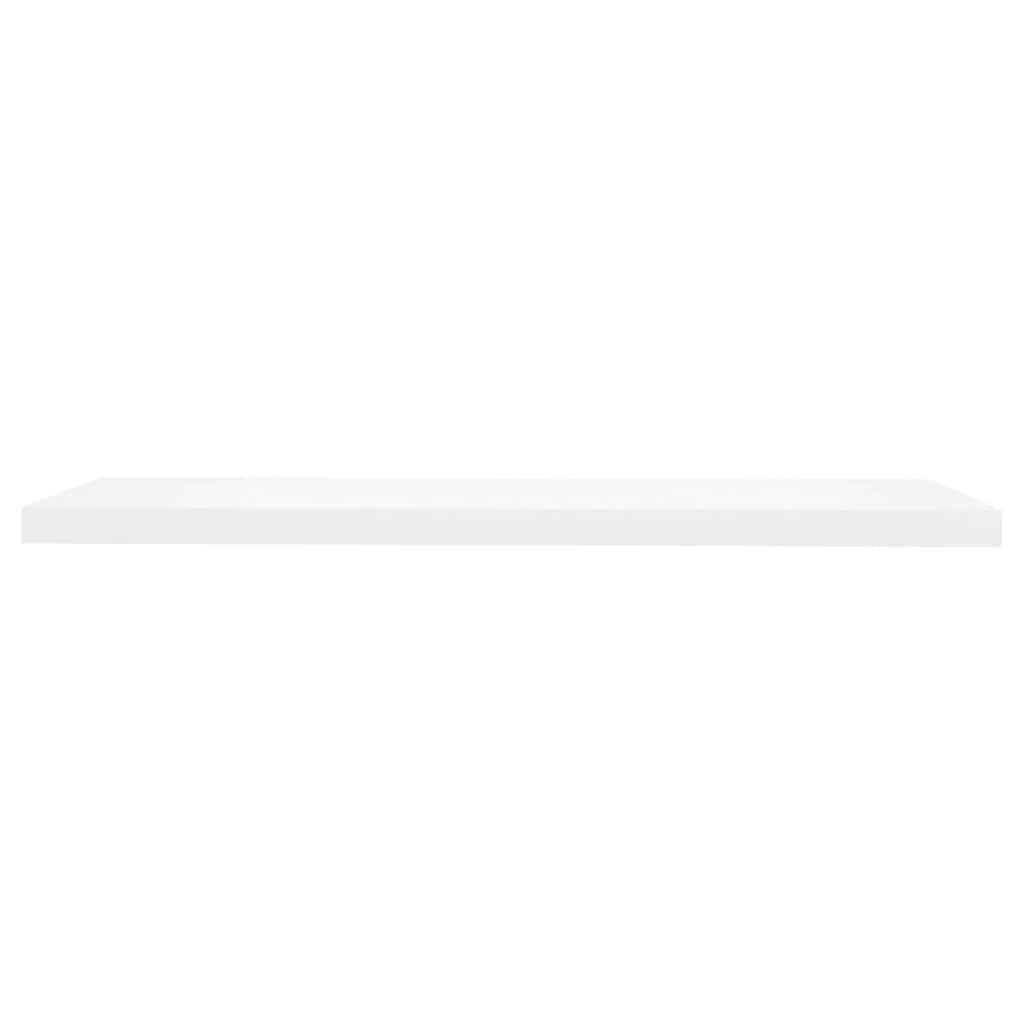 Pakabinamos lentynos, 4vnt., ąžuolo/baltos, 90x23,5x3,8cm, MDF