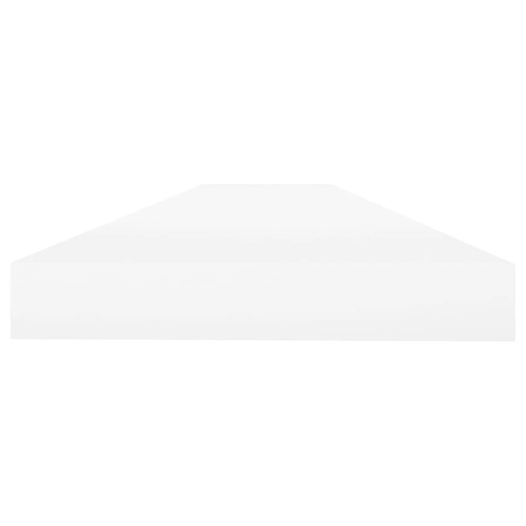 Pakabinamos lentynos, 4vnt., ąžuolo/baltos, 90x23,5x3,8cm, MDF