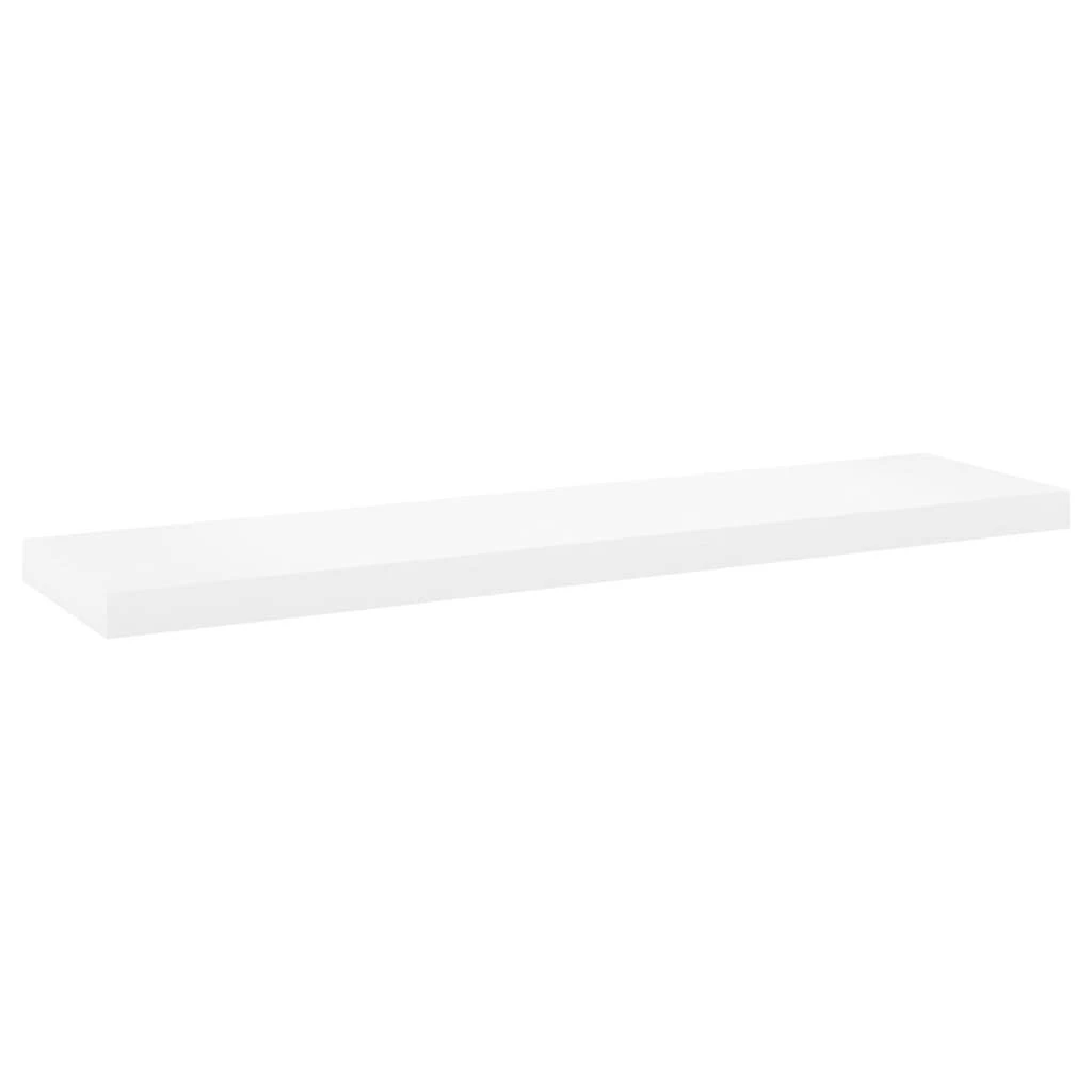 Pakabinamos lentynos, 4vnt., ąžuolo/baltos, 90x23,5x3,8cm, MDF