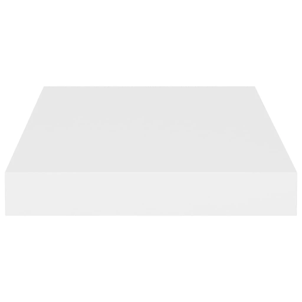 Pakabinamos lentynos, 4vnt., baltos, 23x23,5x3,8cm, MDF
