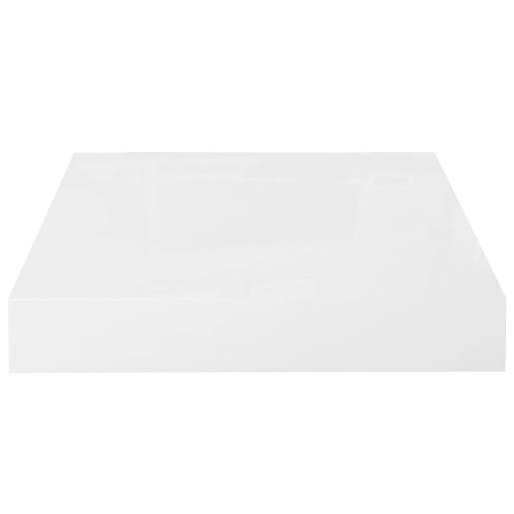Pakabinamos lentynos, 4vnt., baltos, 23x23,5x3,8cm, MDF