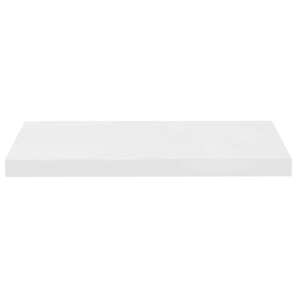Pakabinamos lentynos, 4vnt., baltos, 60x23,5x3,8cm, MDF