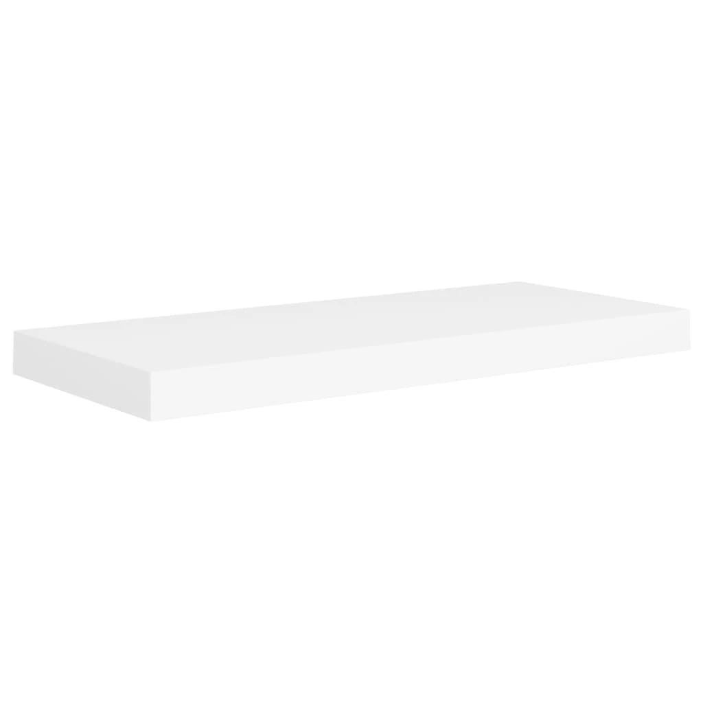 Pakabinamos lentynos, 4vnt., baltos, 60x23,5x3,8cm, MDF