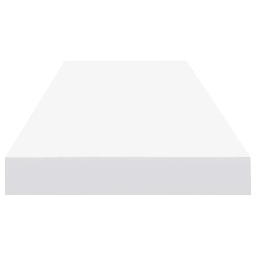 Pakabinamos lentynos, 4vnt., baltos, 90x23,5x3,8cm, MDF