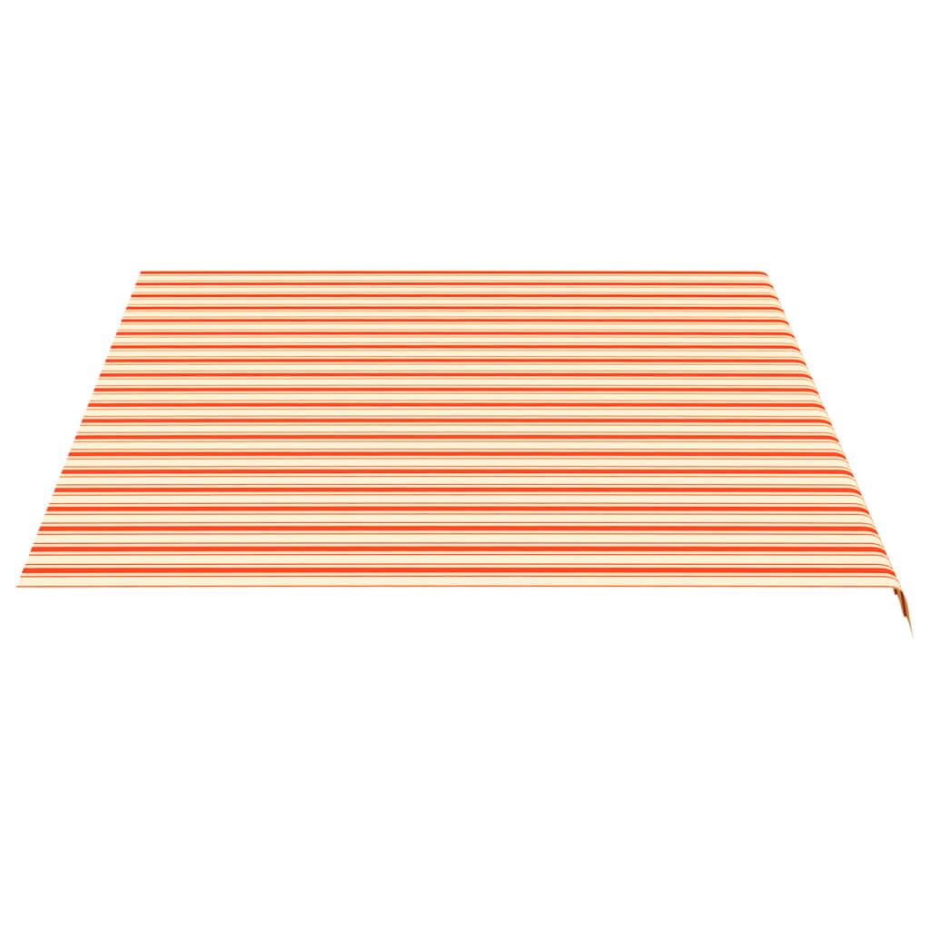 Pakaitinis audinys markizei, geltonos/oranžinės spalvos, 4,5x3,5m