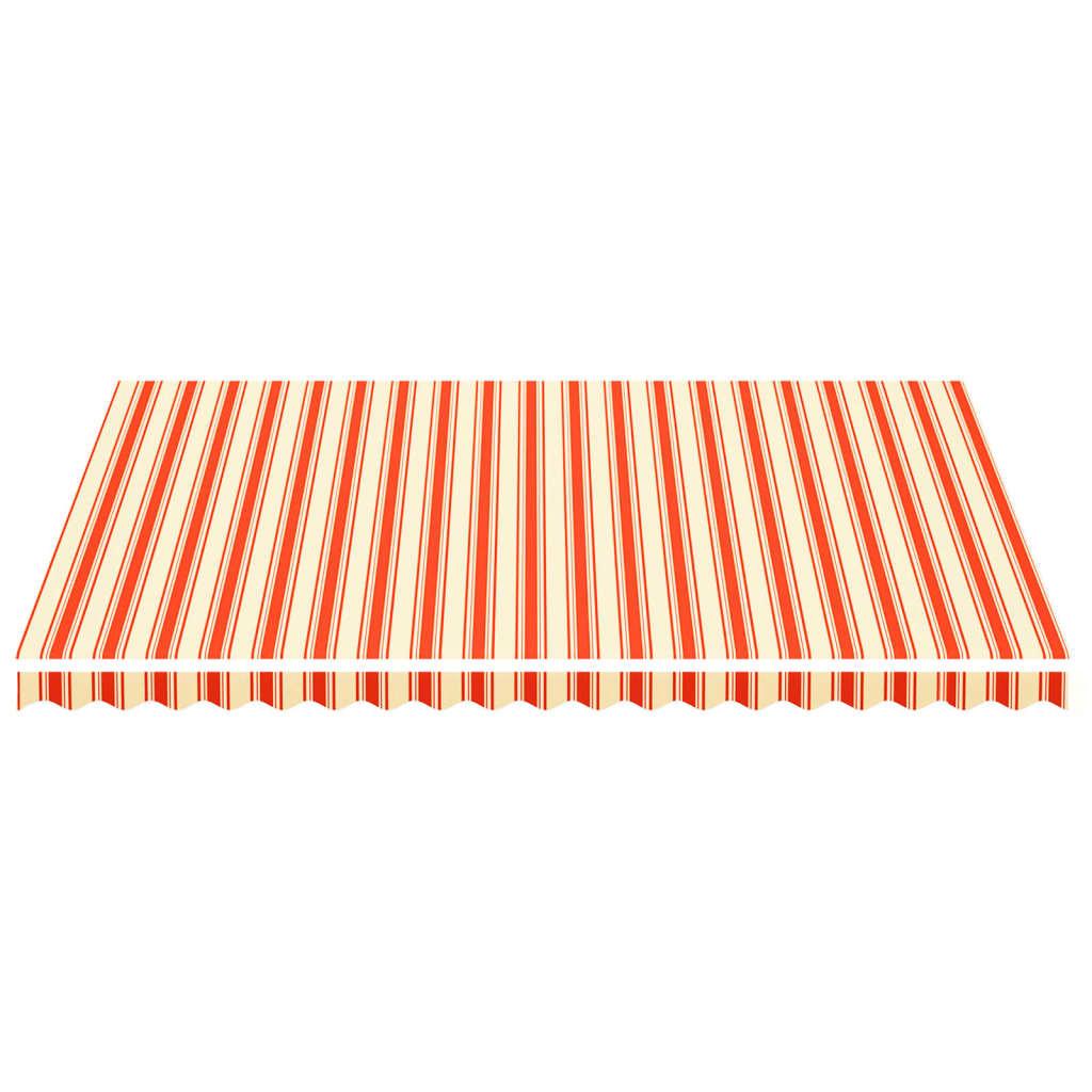 Pakaitinis audinys markizei, geltonos/oranžinės spalvos, 4,5x3,5m