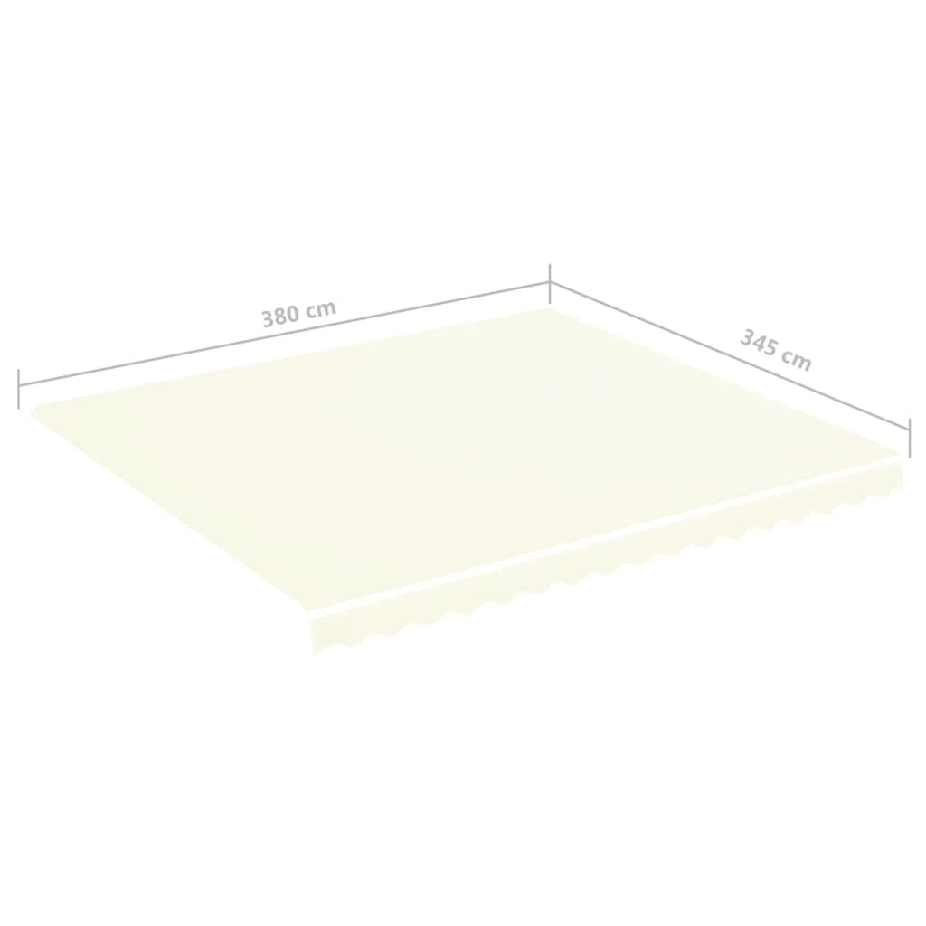 Pakaitinis audinys markizei, kreminės spalvos, 4x3,5m
