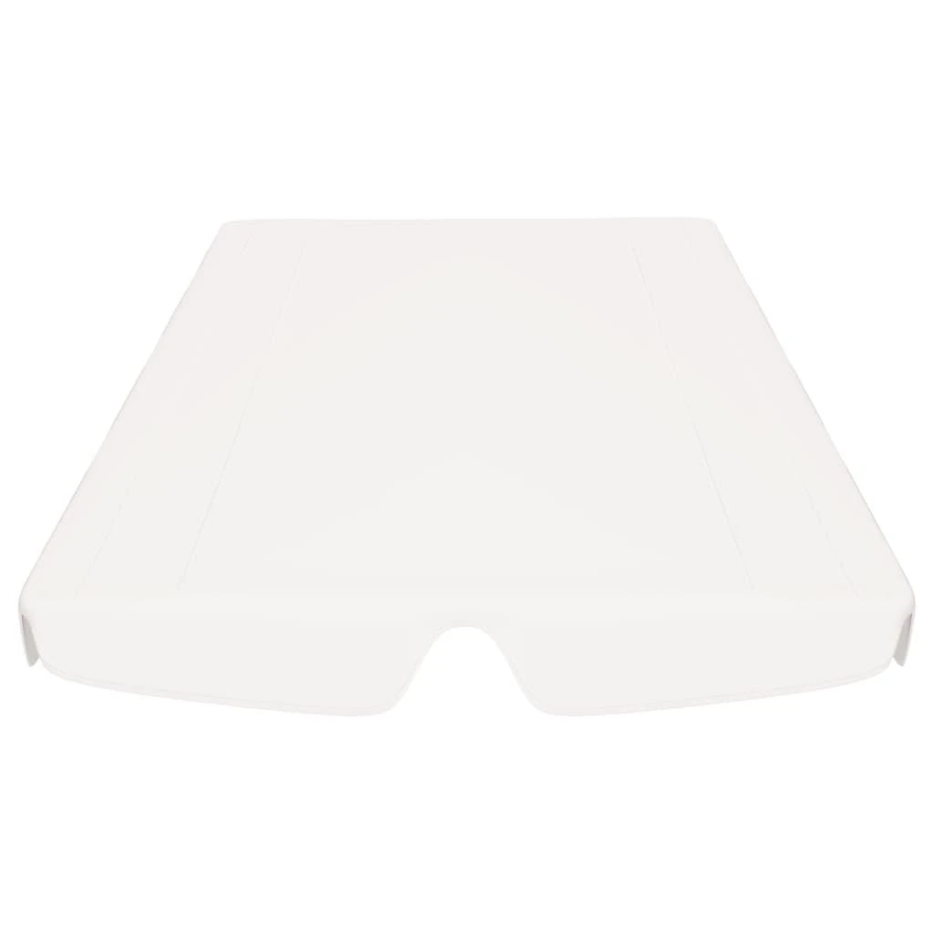 Pakaitinis skliautas sodo sūpynėms, baltas, 150/130x105/70cm