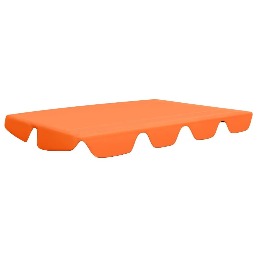 Pakaitinis skliautas sodo sūpynėms, oranžinis, 150/130x105/70cm