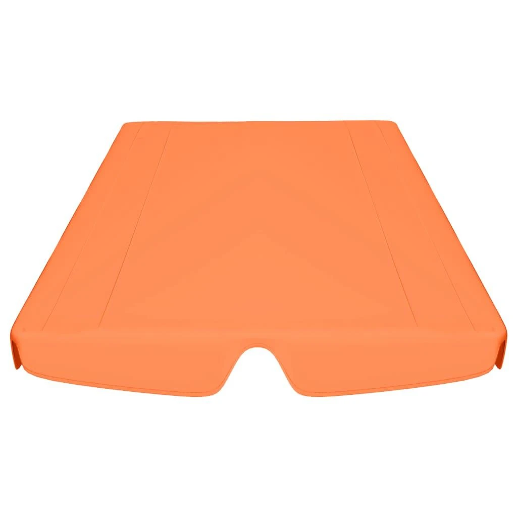 Pakaitinis skliautas sodo sūpynėms, oranžinis, 150/130x105/70cm