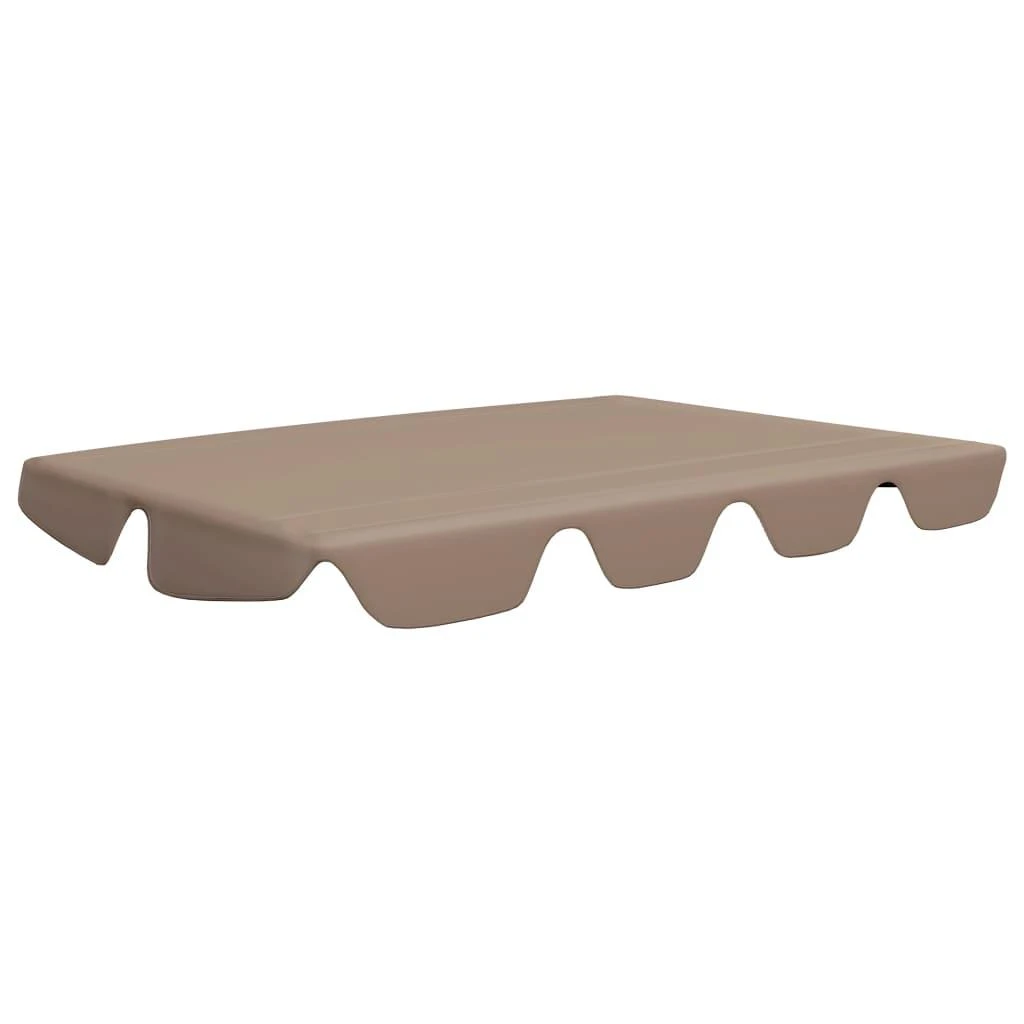 Pakaitinis skliautas sodo sūpynėms, taupe, 150/130x105/70cm