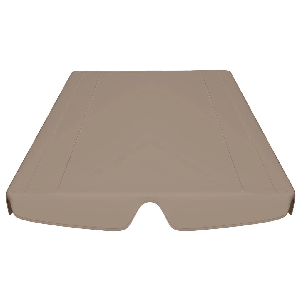 Pakaitinis skliautas sodo sūpynėms, taupe, 150/130x105/70cm
