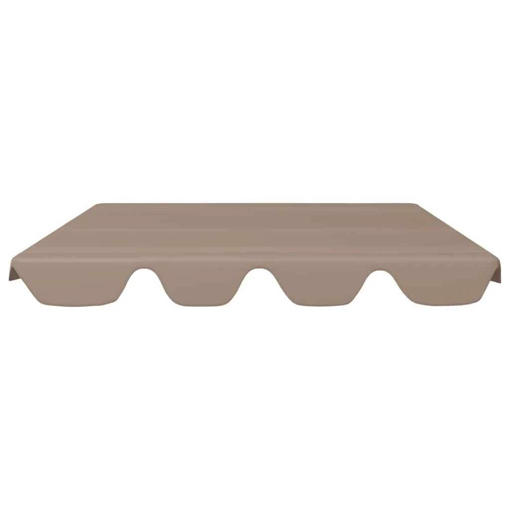 Pakaitinis skliautas sodo sūpynėms, taupe, 150/130x105/70cm