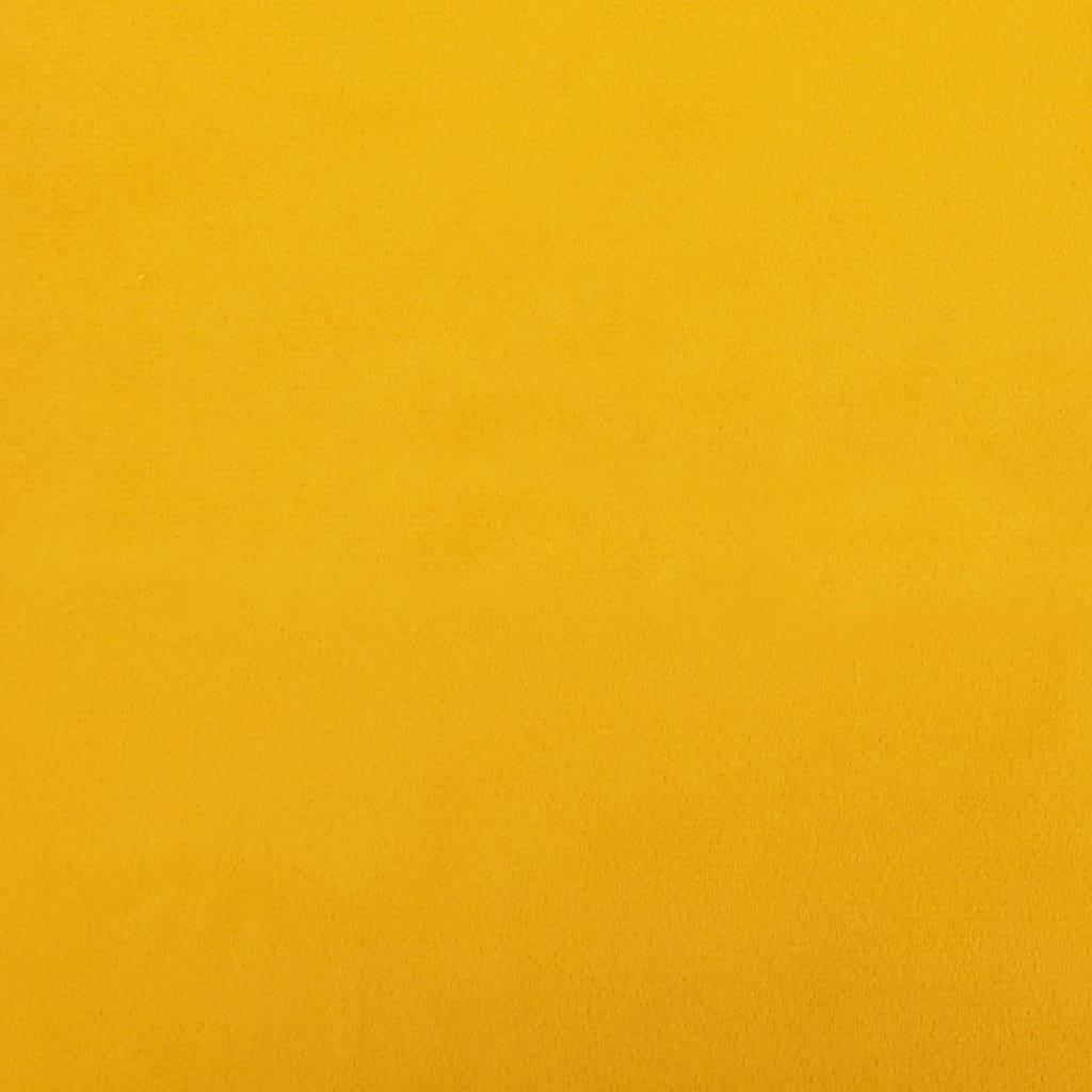 Pakoja, garstyčių geltonos spalvos, 45x29,5x35cm, aksomas
