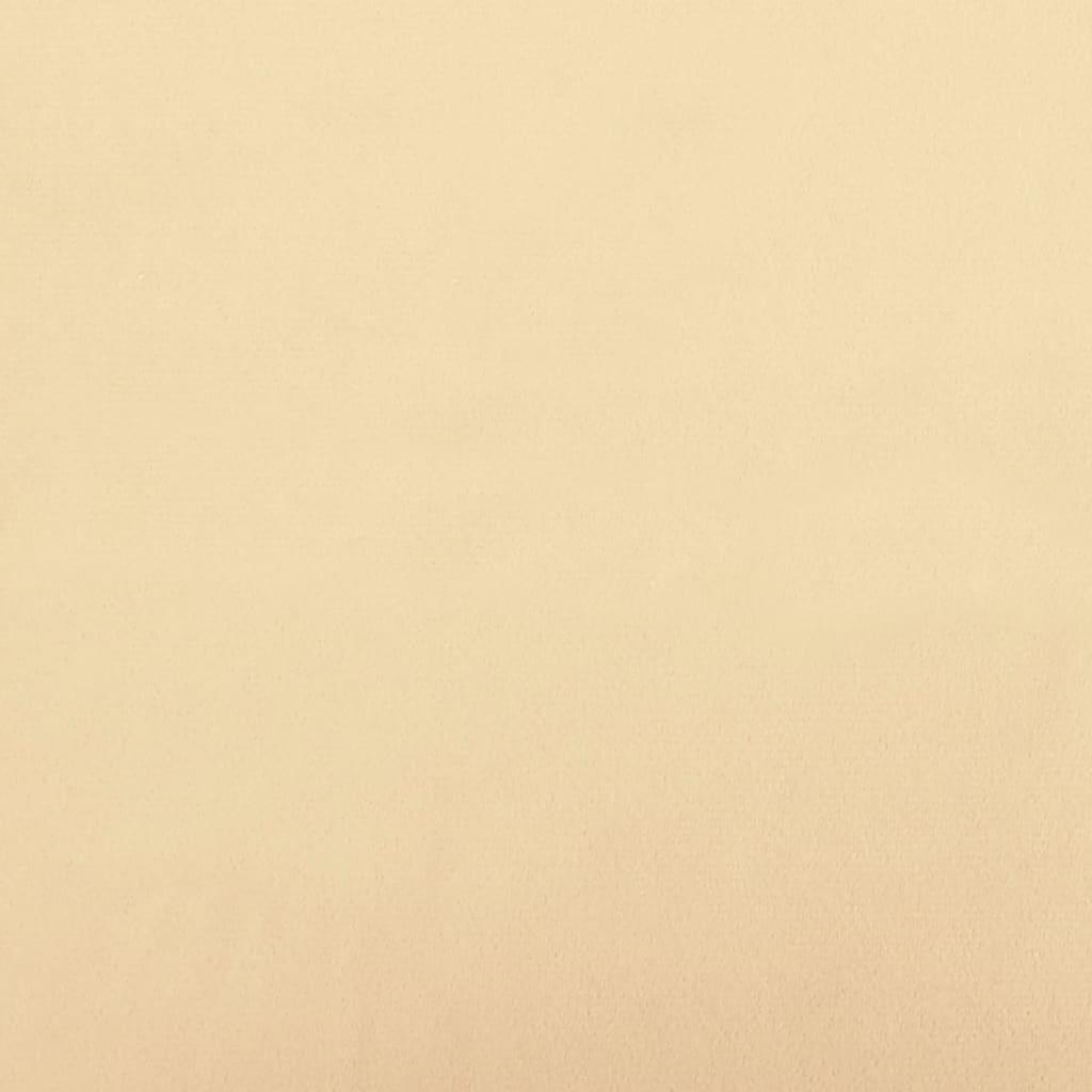 Pakoja, kreminės baltos spalvos, 45x29,5x35cm, aksomas