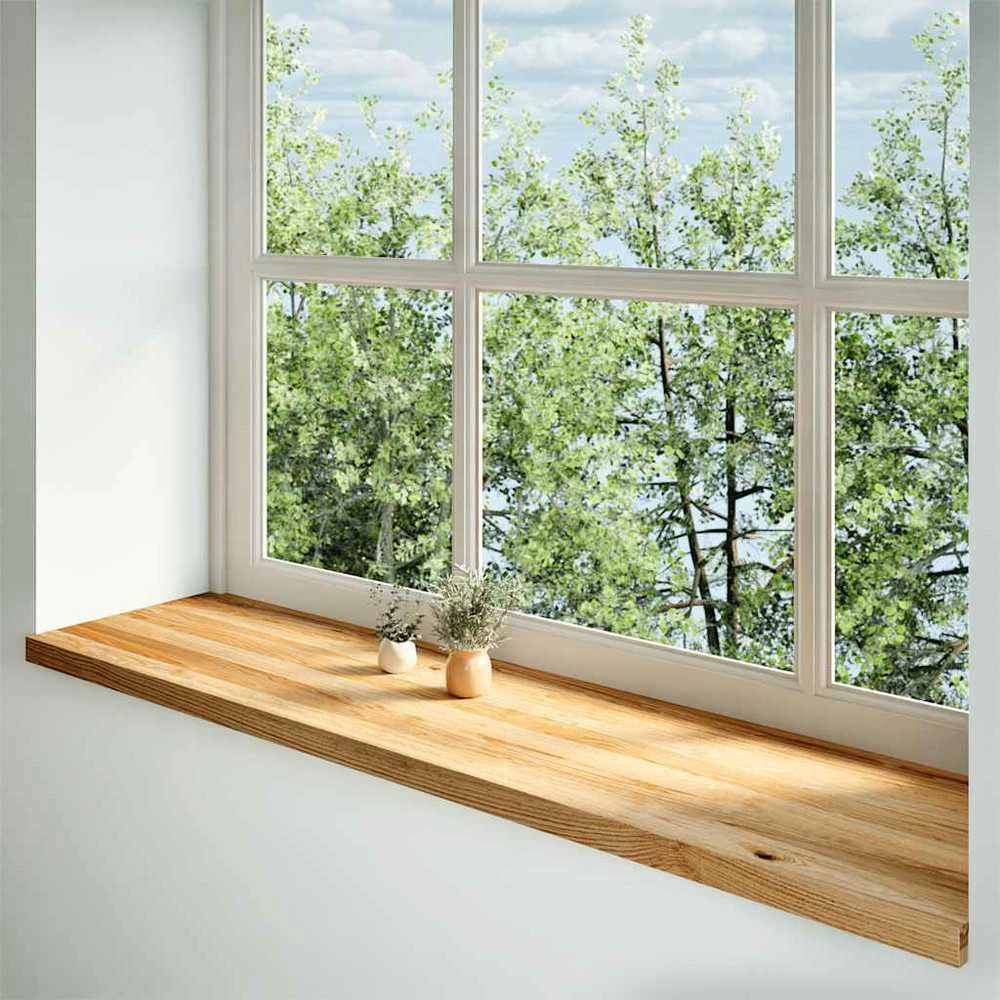 Palangės, 2 vnt, šviesiai rudos, 160x40x2 cm, ąžuolo medienos
